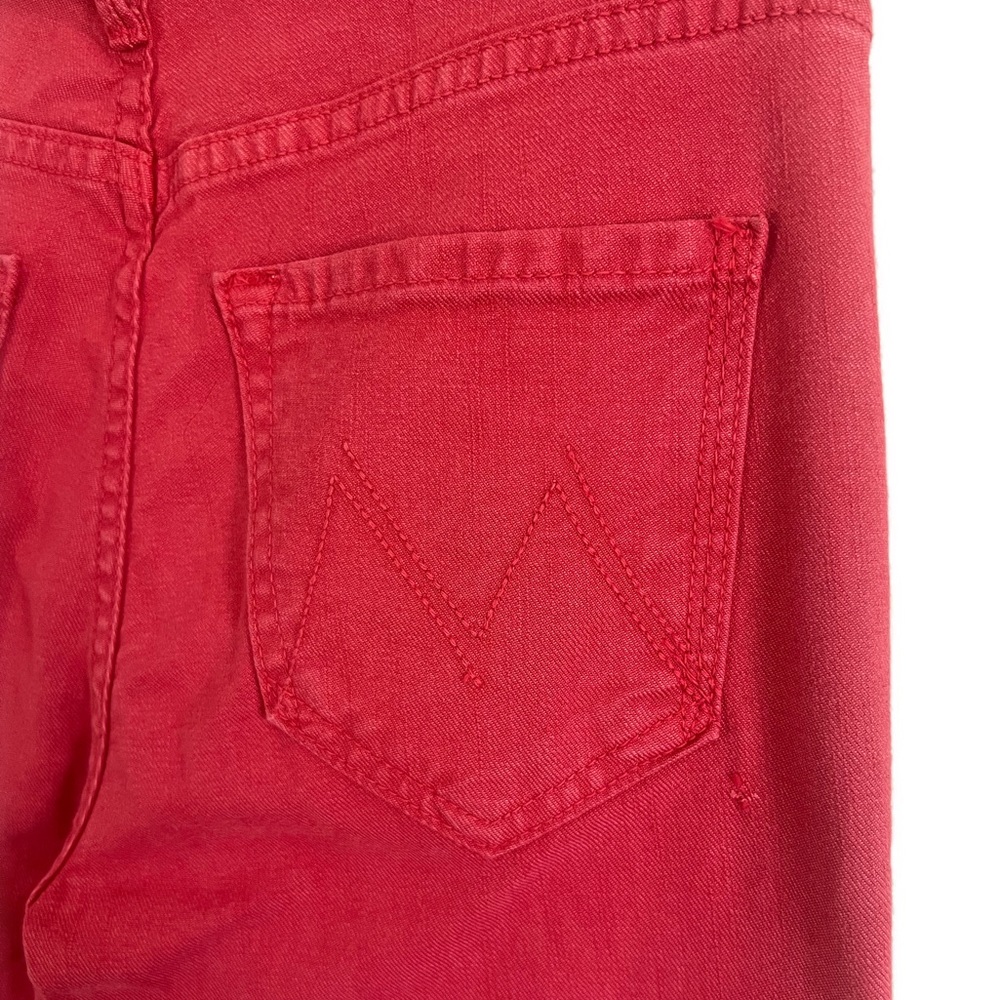 MOTHER Denim—The Mid Rise Dazzler Ankle, size 25, Fruit Punch - Picture 9 of 11